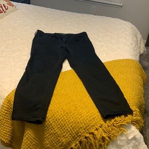 Black Calvin Klein ankle crop